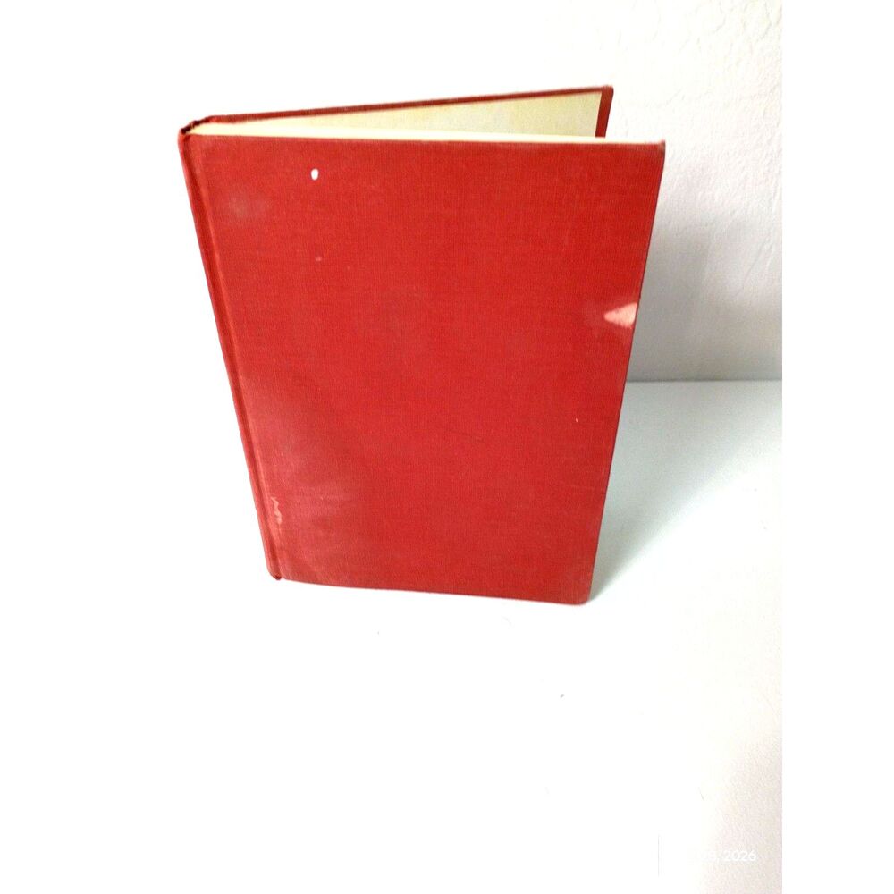 Charles Dickens A Christmas Carol Red Hard Cover~Vintage~